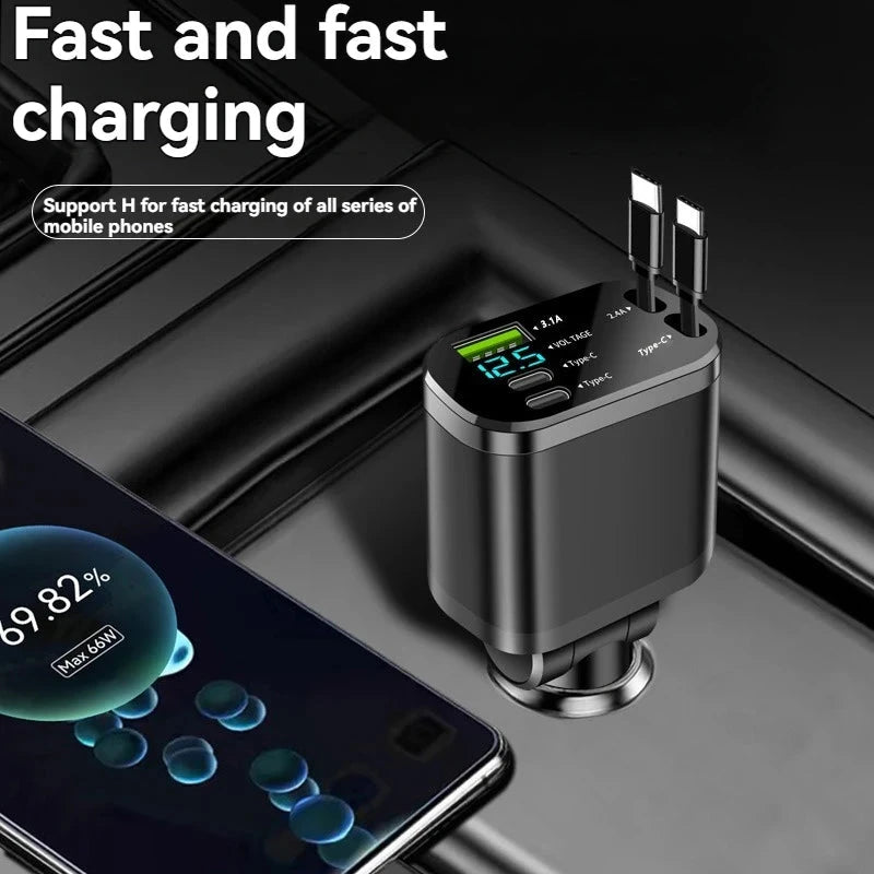 Retractable Fast Car Charger