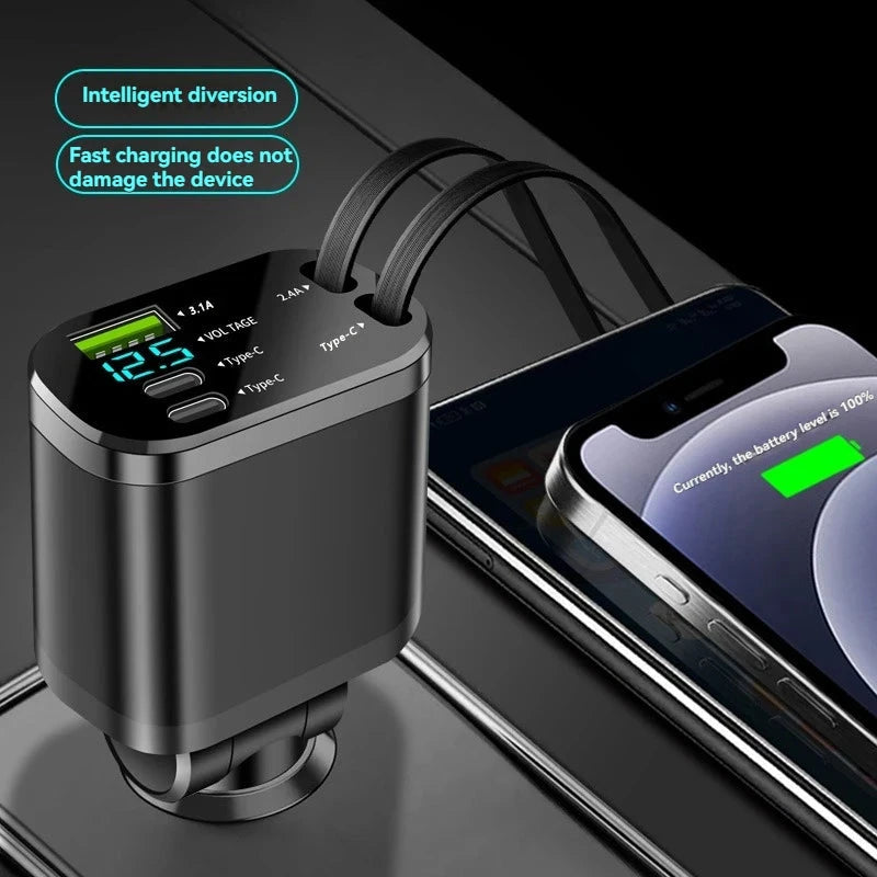 Retractable Fast Car Charger